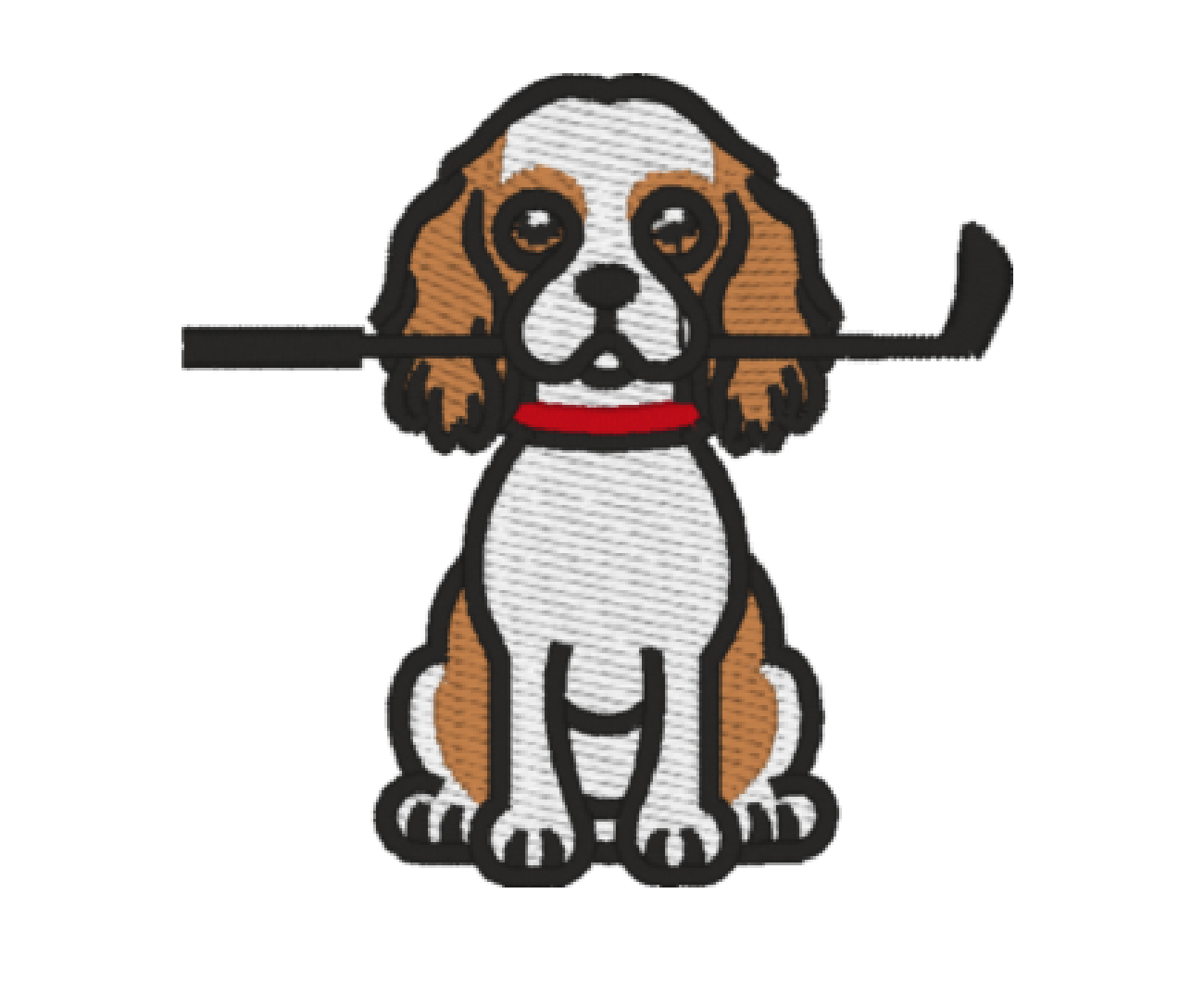 Cavalier King Charles (Blenheim) — Embroidered Golf Polo