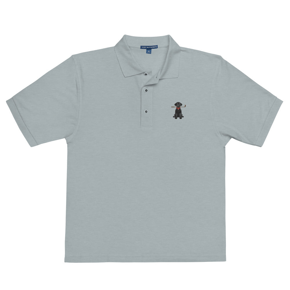 Black Lab — Embroidered Golf Polo