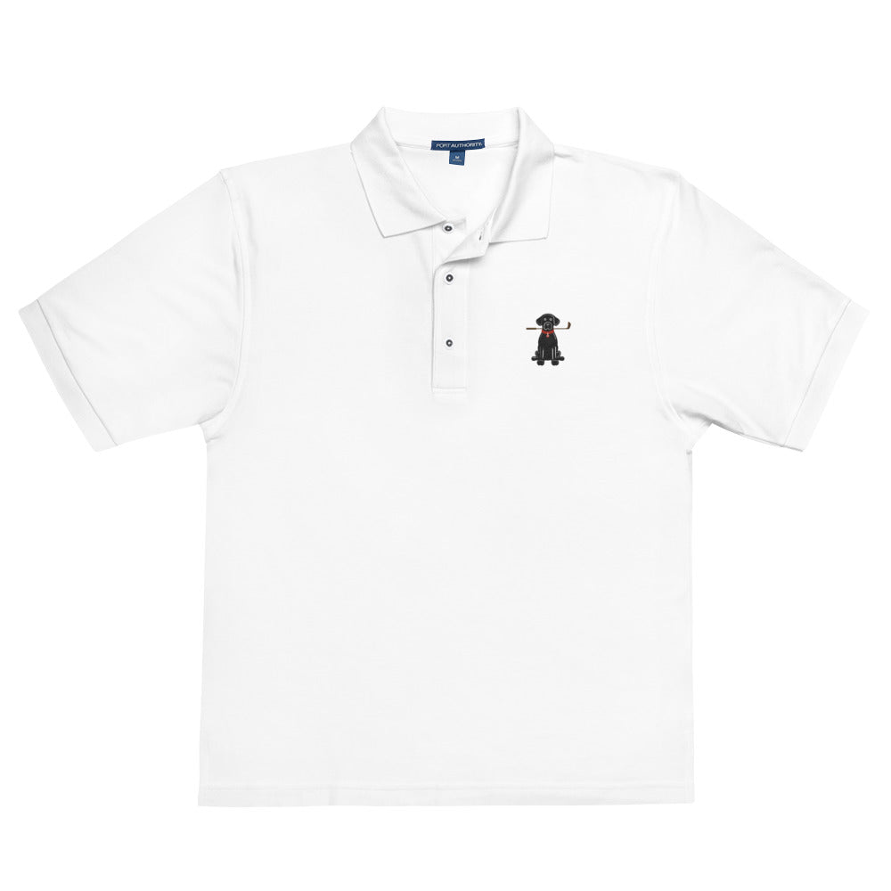 Black Lab — Embroidered Golf Polo