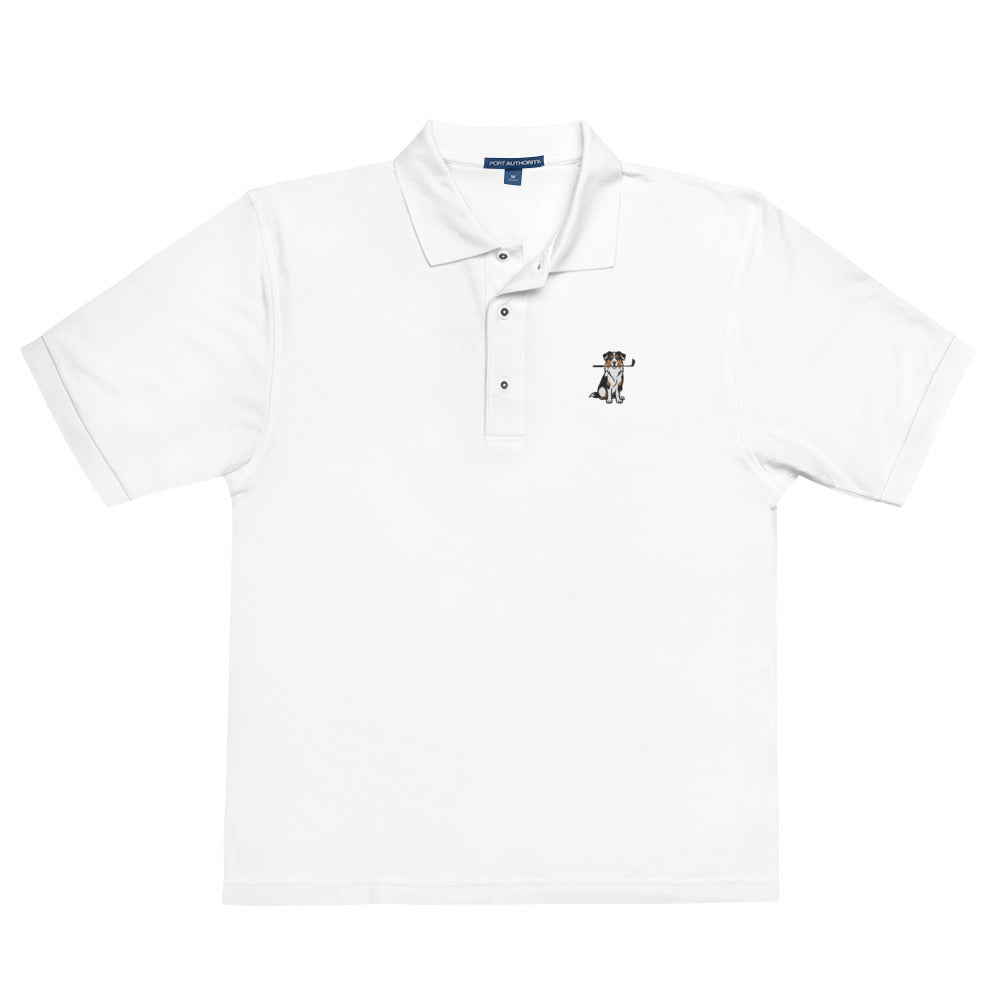 Australian Shepherd — Embroidered Golf Polo